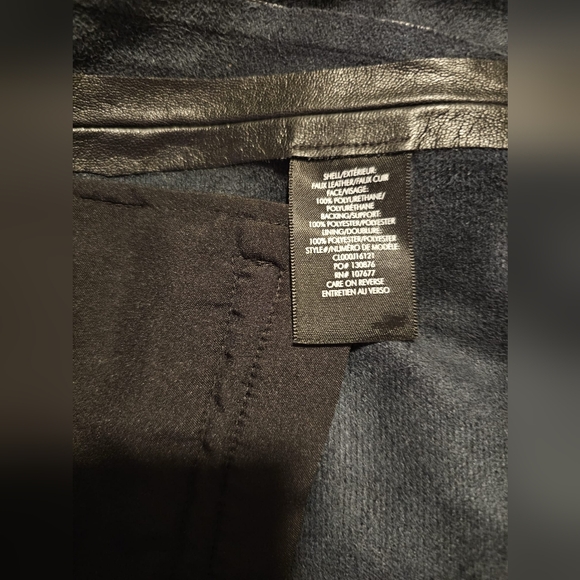 Trade / reserved Dylan Faux Leather Wide Leg in Black Alice + Olivia - Picture 6 of 10